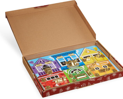 JUEGO DE MADERA CON PESTILLOS LATCHES BOARD