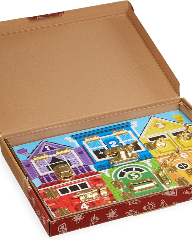 JUEGO DE MADERA CON PESTILLOS LATCHES BOARD