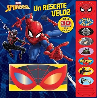 LIBRO 3D CON SONIDO. SPIDERMAN