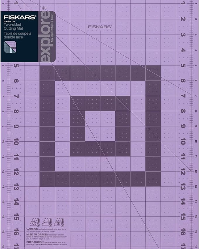 TAPETE DE CORTE 12X18 LILAC FISKARS