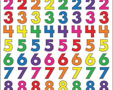 STICKER NUMBERS