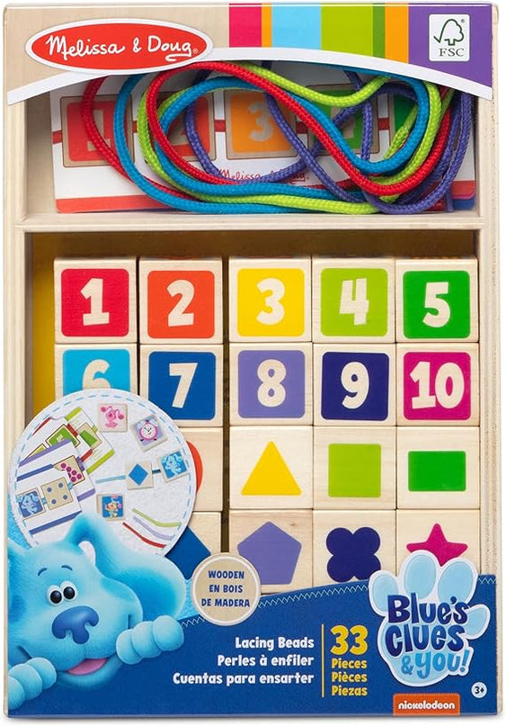 JUEGO BLUES CLUES & YOU LACING BEADS