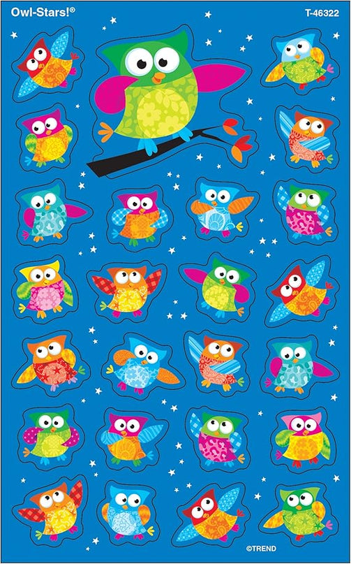 STICKER OWL STAR