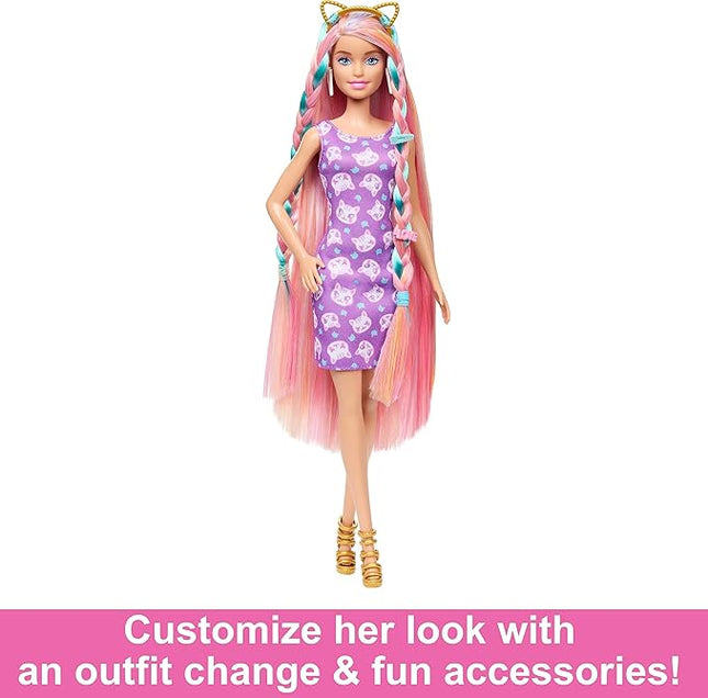JUGUETE BARBIE HAIR RAINBOW DOLL