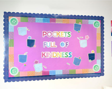 BULLETIN BOARD POCKETS FULL OF KINDNESS