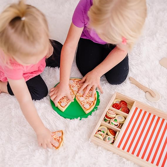 JUGUETE  PIZZA PARTY TOPPINGS 36PZ