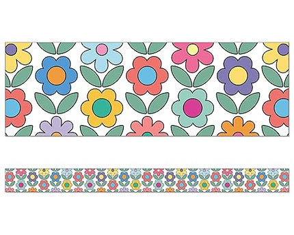 BORDERS FLOWERS STRAIGHT