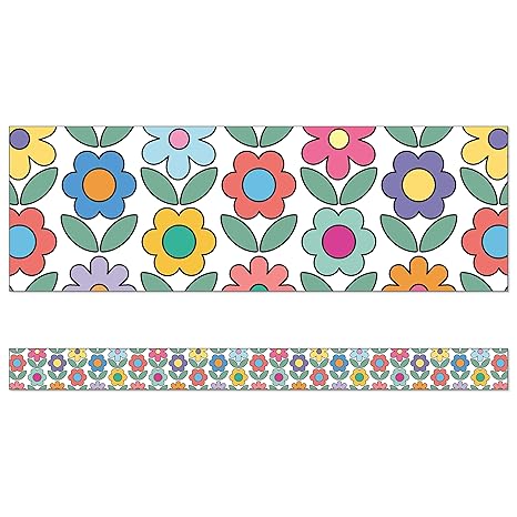 BORDERS FLOWERS STRAIGHT