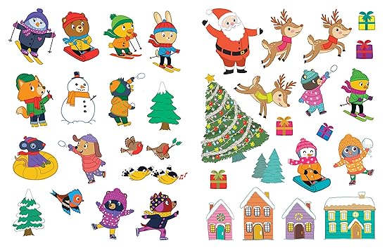 LIBRO JUMBO STICKERS FOR LITTLE HANDS WINTER WONDERLAND
