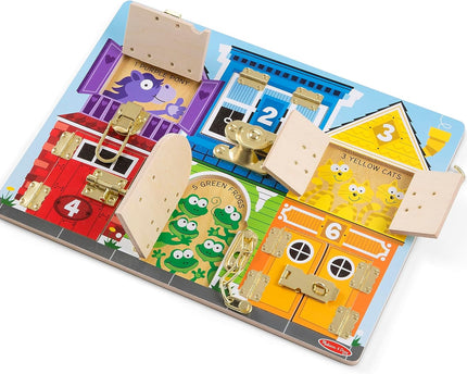 JUEGO DE MADERA CON PESTILLOS LATCHES BOARD