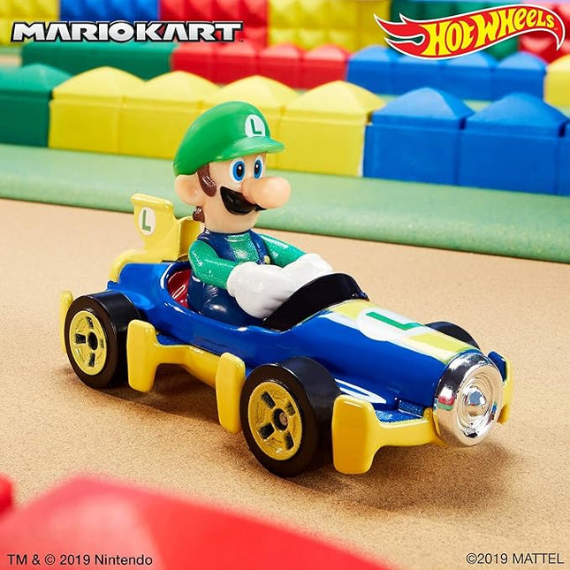JUGUETE HOT WHEELS MARIO KART LUIGI