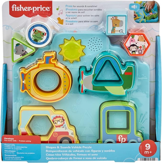 JUGUETE SHAPES & SOUNDS VEHICLES CORE PUZZLE