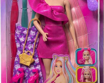 JUGUETE BARBIE HAIR RAINBOW DOLL