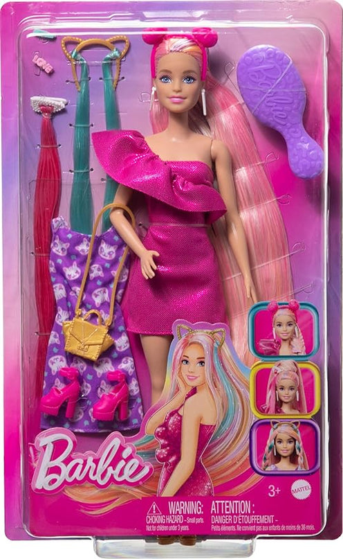 JUGUETE BARBIE HAIR RAINBOW DOLL