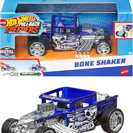 JUGUETE CARRO HOT WHEELS PULL BACK RACERS