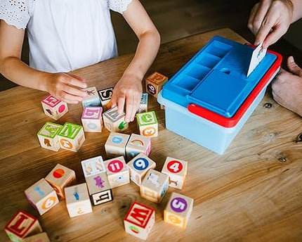JUEGO DE BLOQUES DE APRENDIZAJE Y TARJETAS DIDÁCTICAS