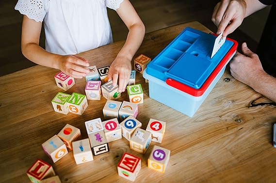 JUEGO DE BLOQUES DE APRENDIZAJE Y TARJETAS DIDÁCTICAS