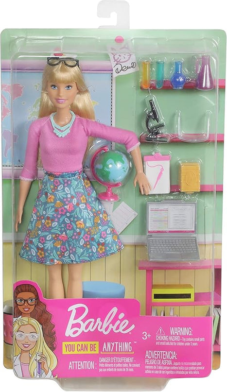 JUGUETE BARBIE TEACHER BLONDE