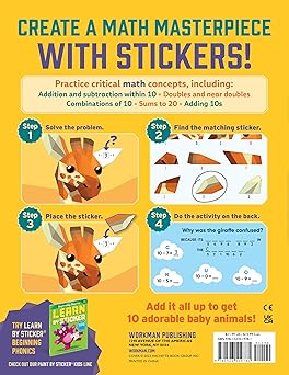 LIBRO LEARN BY STICKER ADDITION AND SUBTRACTION