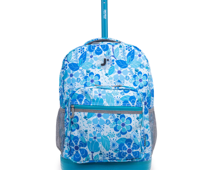 MOCHILA J WORLD C/ RODOS SUNRISA BLUE VINE