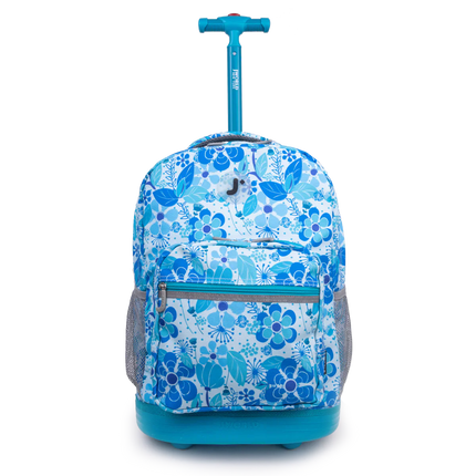MOCHILA J WORLD C/ RODOS SUNRISA BLUE VINE