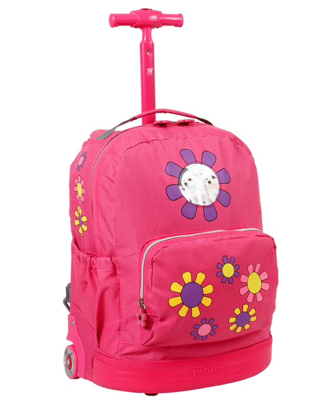 MOCHILA J WORLD C/ RODOS KIDS DAISY