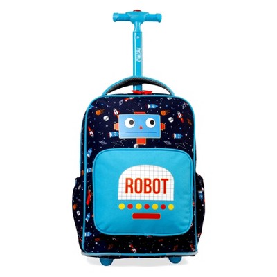 MOCHILA J WORLD C/ RODOS SPARKLE KIDS ROBOT
