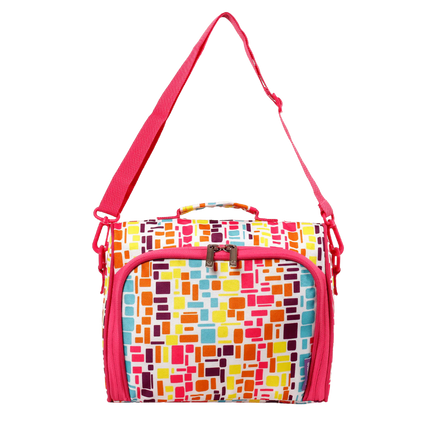 LONCHERA JWORLD SQUARES NEON