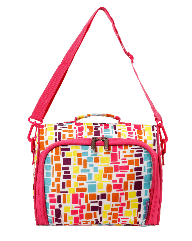 LONCHERA JWORLD SQUARES NEON