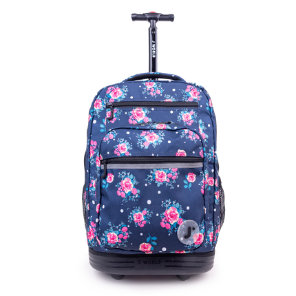 MOCHILA J WORLD C/ RODOS SUNDANCE NAVY ROSE