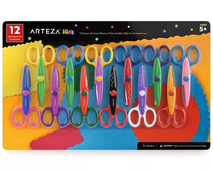 SET DE TIJERA FORMAS 12 PC ARTEZA
