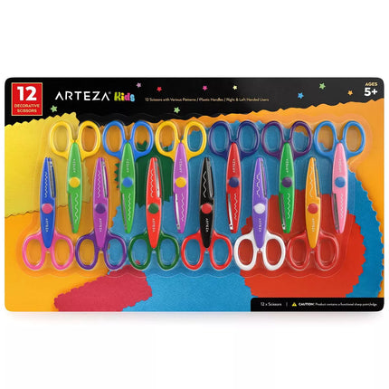 SET DE TIJERA FORMAS 12 PC ARTEZA