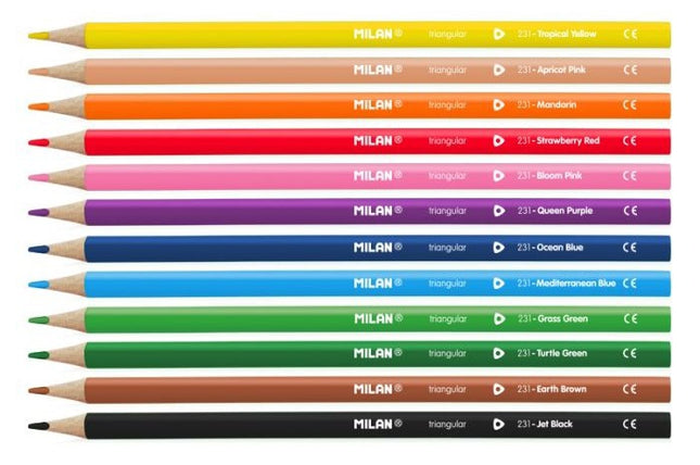 COLORES TRIANGULAR 12 MILAN