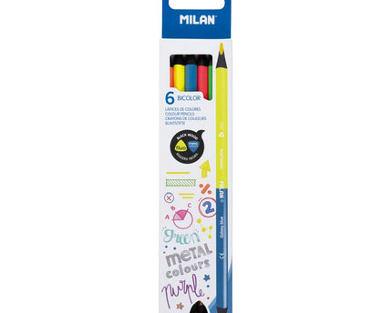 COLORES MILAN METAL/NEON 6PC