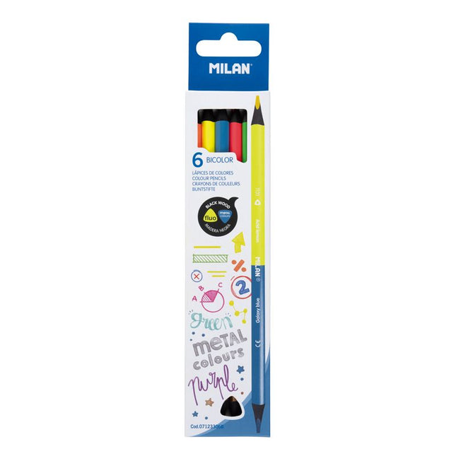 COLORES MILAN METAL/NEON 6PC