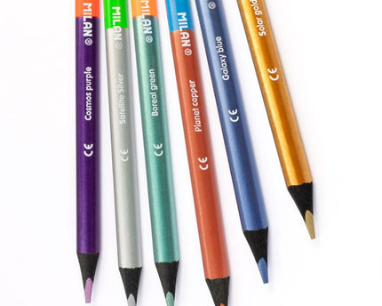 COLORES MILAN METAL/NEON 6PC