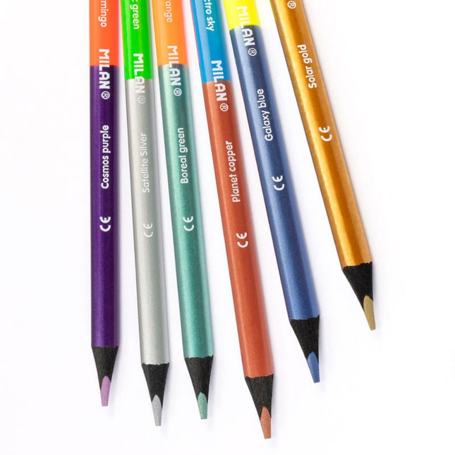 COLORES MILAN METAL/NEON 6PC