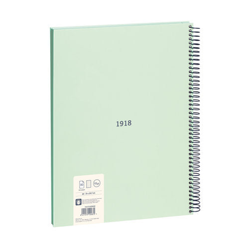 CUADERNO ESPIRAL 1MAT VERDE