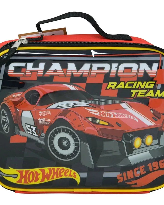 LONCHERA RECTANGULAR HOT WHEELS