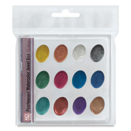 SET DE ACUARELAS PERLADAS 12CLRS