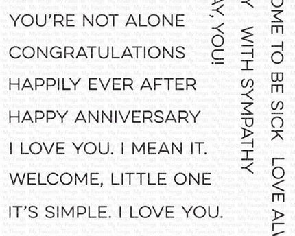 SELLO ESSENTIAL SENTIMENTS - 25 PCS