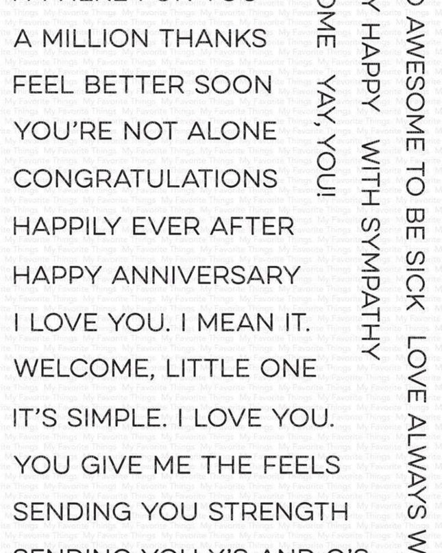 SELLO ESSENTIAL SENTIMENTS - 25 PCS