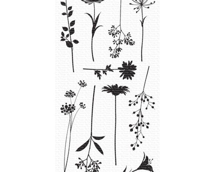 SELLO FLOWER SILHOUETTES 10 PCS