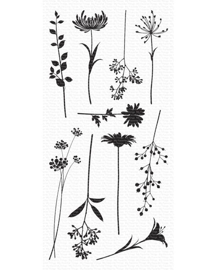 SELLO FLOWER SILHOUETTES 10 PCS