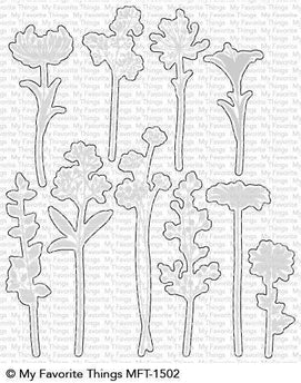 DIES NAMICS FLOWER SILHOUETTES 10 PCS