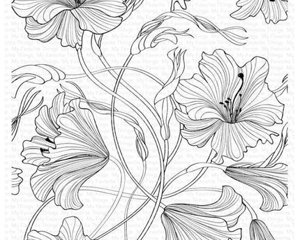 SELLO HARMONIOUS HIBISCUS BACKGROUND