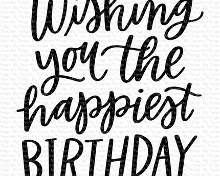 SELLOS TRANSP. HAPPIEST BIRTHDAY 1 PCS
