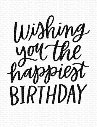 SELLOS TRANSP. HAPPIEST BIRTHDAY 1 PCS