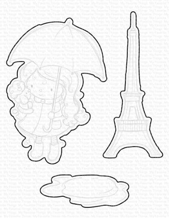 DIES NAMICS RAINY DAY FRIENDS 1 PCS