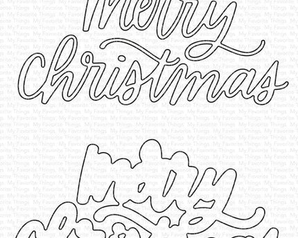 DIE MERRY CHRISTMAS